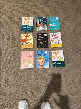 Collection of 9 Classic Children's Board Books - Bright Multi